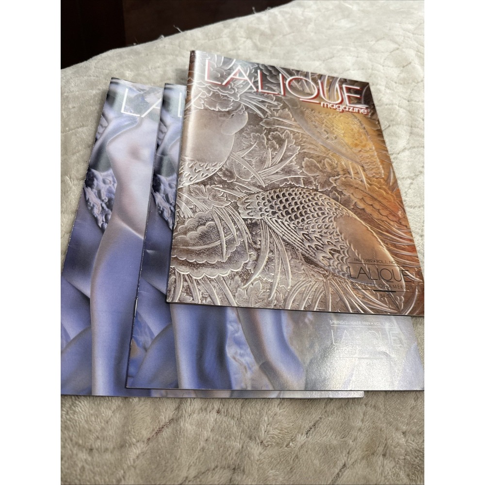 Lalique Society of America Magazine Lot 6 w/case - Picture 2 of 7